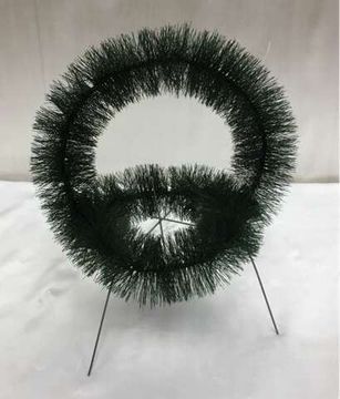 Фон Венок ПОМИНАЛЬНИК малый ручка 500мм (ёрш) 15652