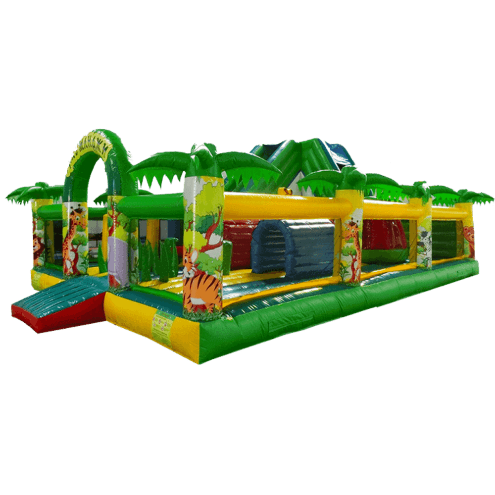 Коммерческий надувной батут "Джунгли малый"