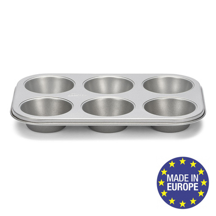 Форма для маффинов на 6 шт Patisse Silver 27х18х2.5 см