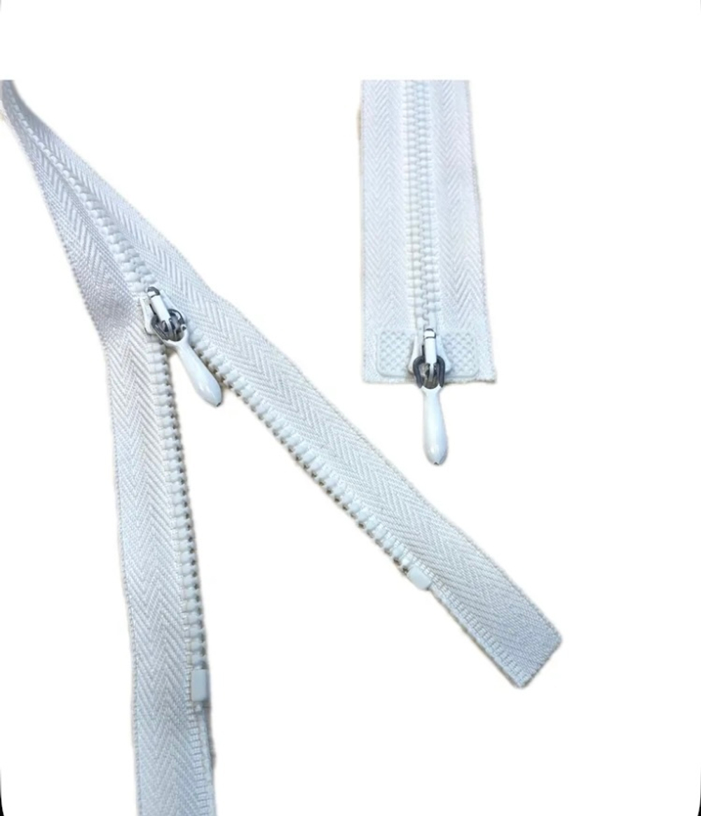 Застежка молния разъемная т-4 50 см белый