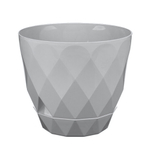 Горшок для цветов Laurel D145 мм, 1.3 л с поддоном (серый)