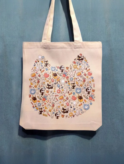 Шоппер "Кошки-мышки" с ультра кошачьим принтом