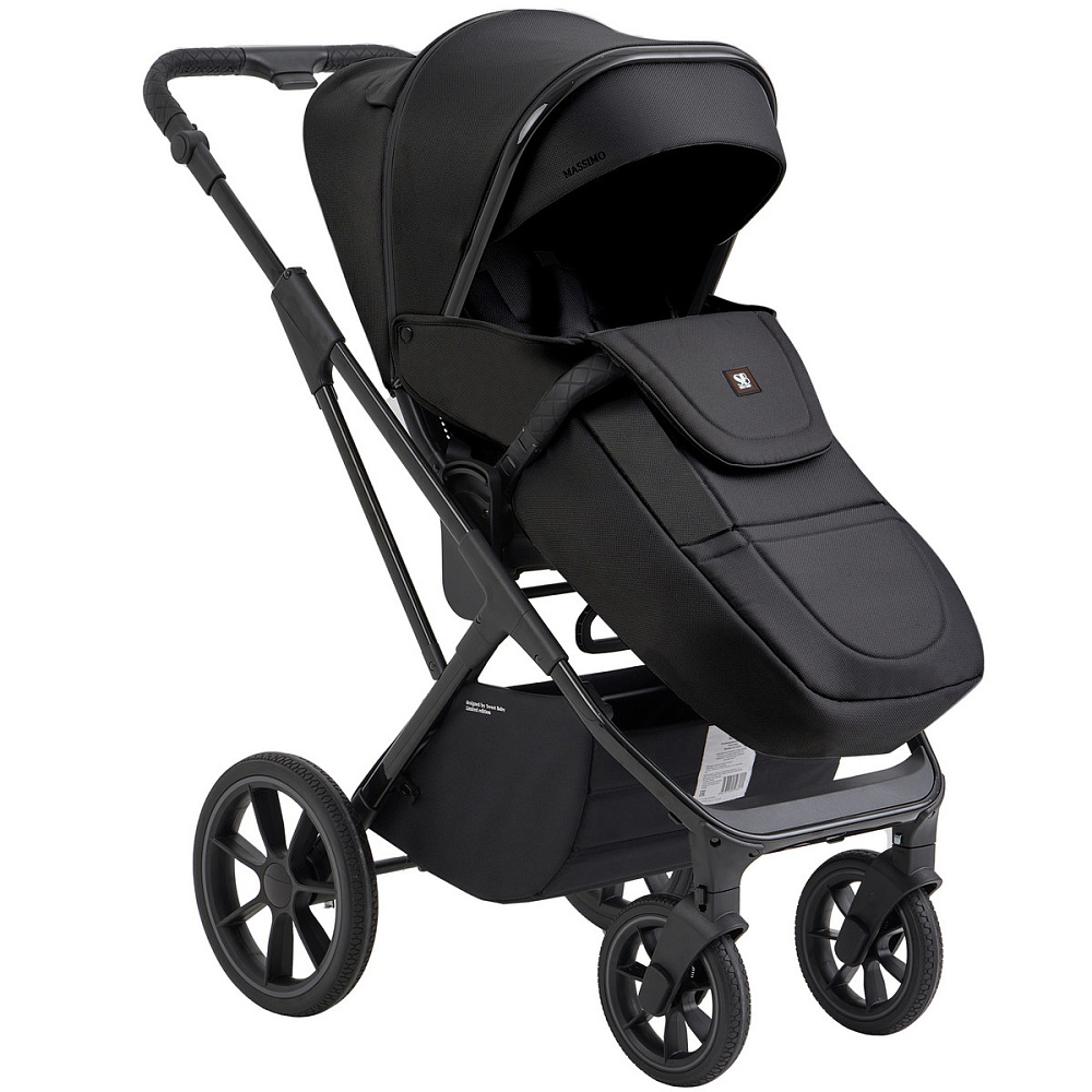 Детская коляска Sweet Baby Massimo 2 в 1 2024 Black 427053