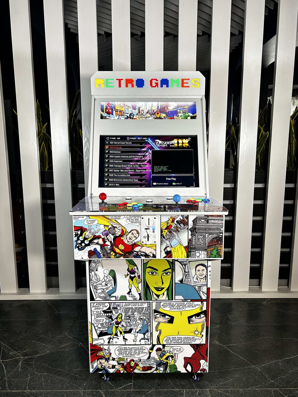 «Retro Games - Comics» аркадный автомат