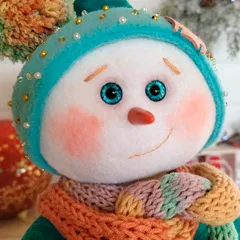 Милое личико снеговика Кирюши Милое личико снеговика Кирюши
