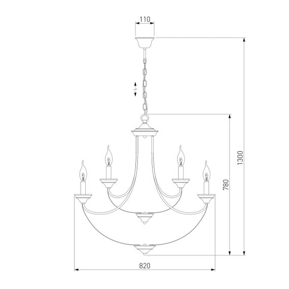 Подвесная люстра Eurosvet Lazzaro 60098/9 хром