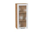Шкаф верхний с 1-ой остекленной дверцей Ницца