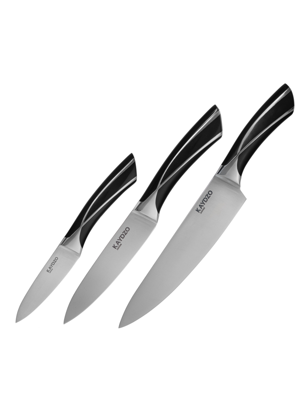 Набор ножей 3 в 1 KAYDZO FUGU и подставки