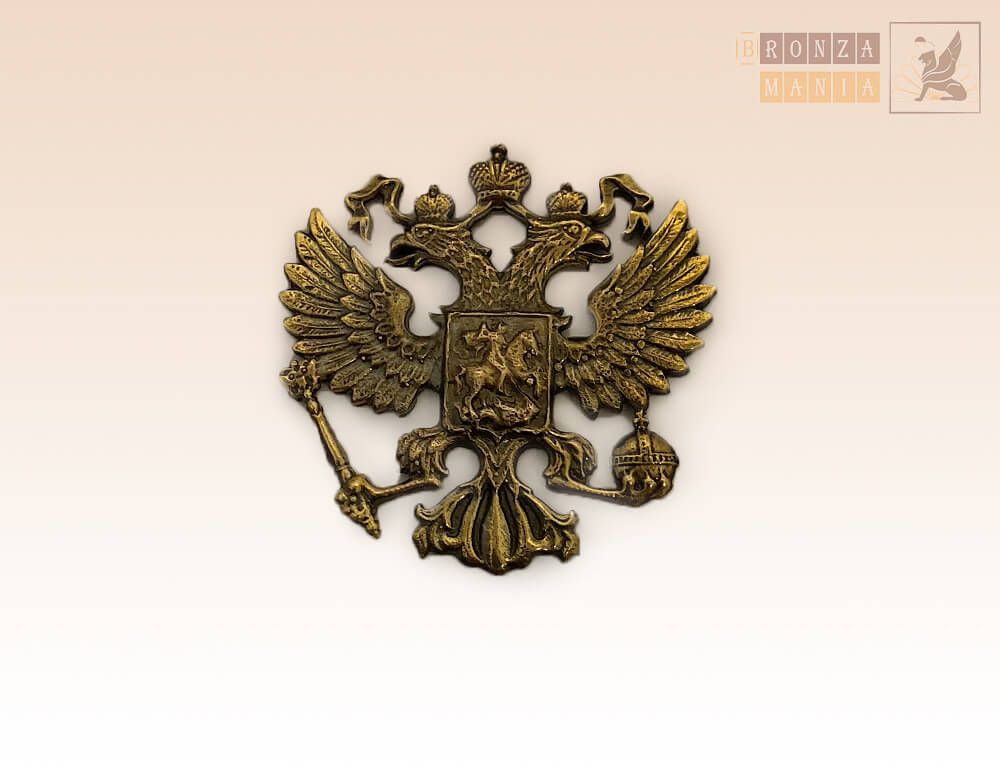 накладка Герб России 3,5х3,5 см