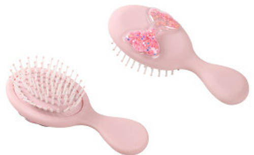 Расческа массажная БЬЮТЕЛЛА овал розовая (HRL-002)