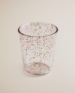 Zara Home стакан из пластика, цвет прозрачный, 8.2 см