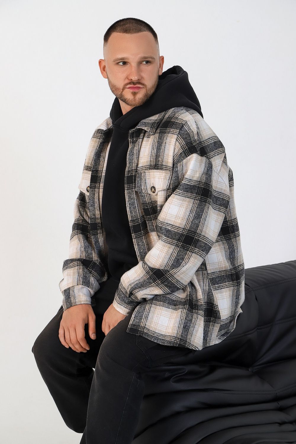 Рубашка мужская Квадро-4 Виотекс КОРИЧНЕВЫЙ