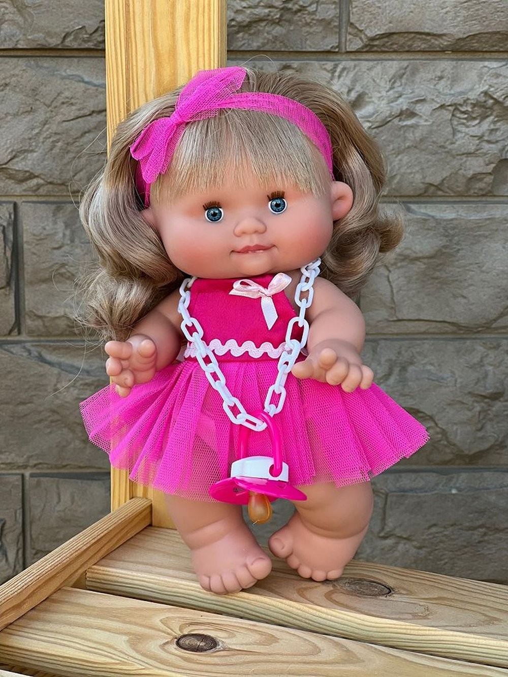 Пупс Nines 26см PEPOTE с закрывающими глазками (N804C1)