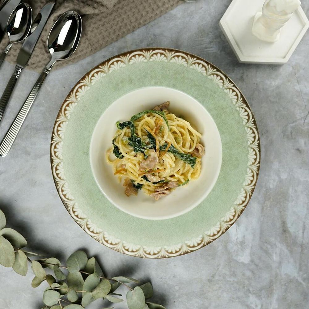 Тарелка глубокая 400 мл d 25 см для пасты, для супа Rome By Bone Innovation [6]