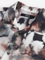 Рубашка с коротким рукавом для мальчика Next 904-856, Белый, Коричневый