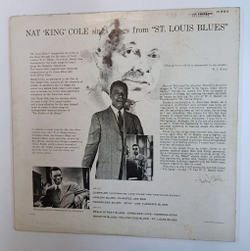 Винтажная виниловая пластинка LP Nat King Cole St. Louis Blues (USA 1958)