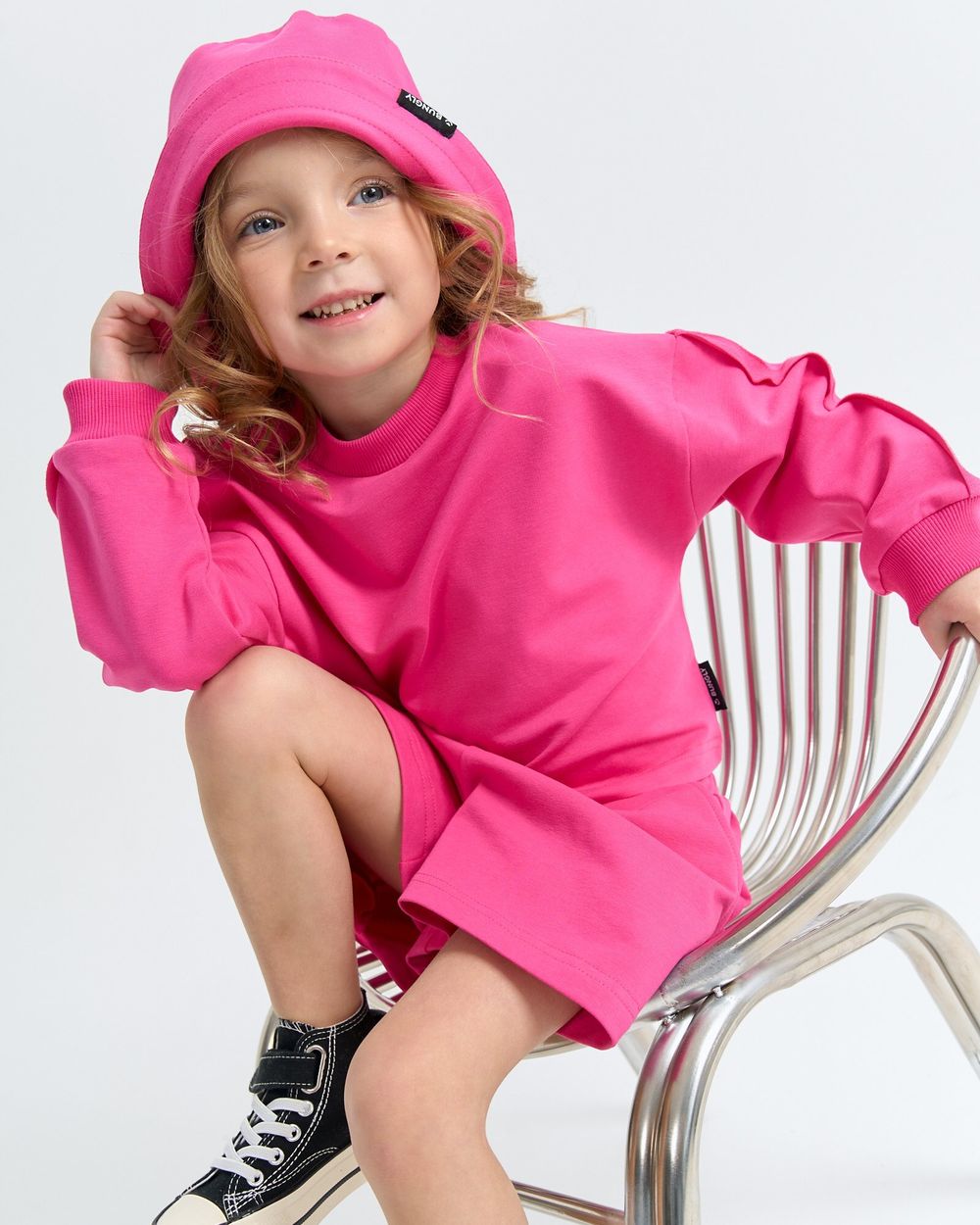 Свитшот облегченный укороченный "Бабл-гам"