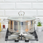 Кастрюля 6,6л со стеклянной крышкой Bella Cucina