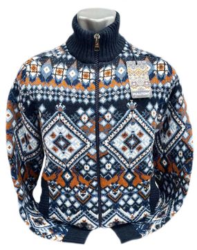 p-p 56-60. Pulltonic из шерсти и кашемира "Русские Узоры" Разъемный замок. BATAL