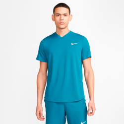 Мужское теннисное поло Nike Dri-Fit Victory Court T-Shirt Men - Petrol
