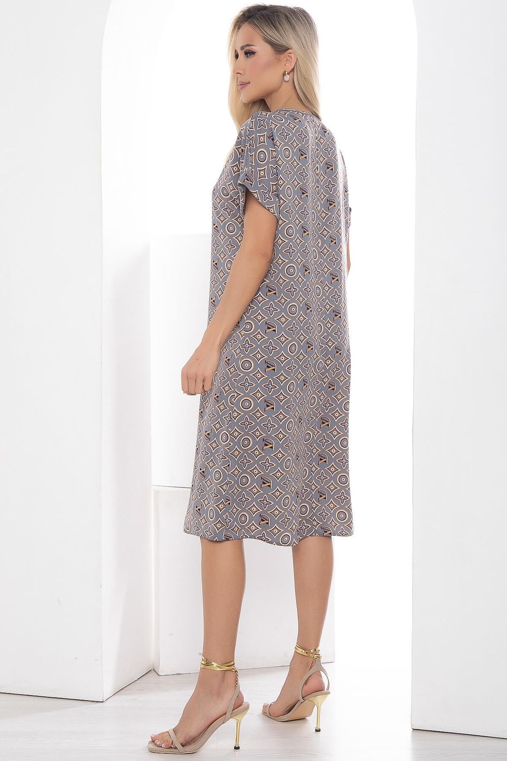 Платье Бренди грей П10206 LT Collection (Акция)