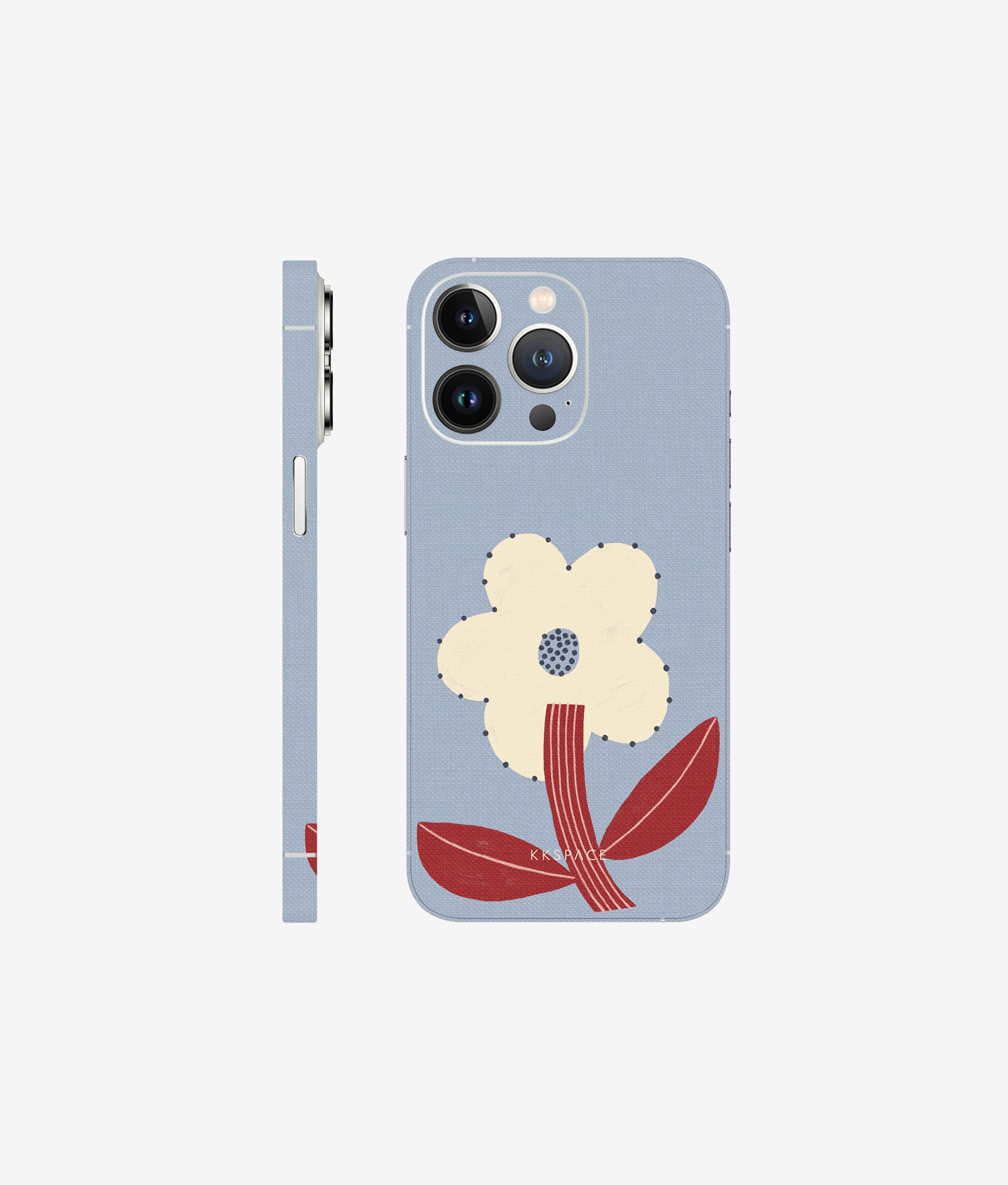 Виниловая наклейка DAISY (голубой) для iPhone