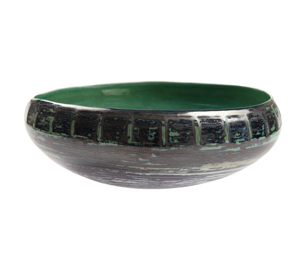 Чаша декоративная керамическая в центр стола Profound от S. Bernardo из Португалии