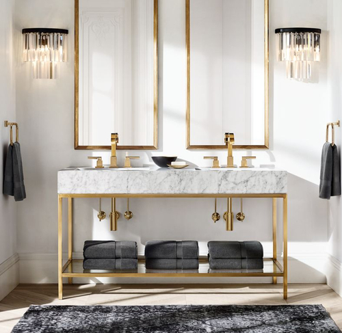 Настенный светильник Odeon 2B black/clear