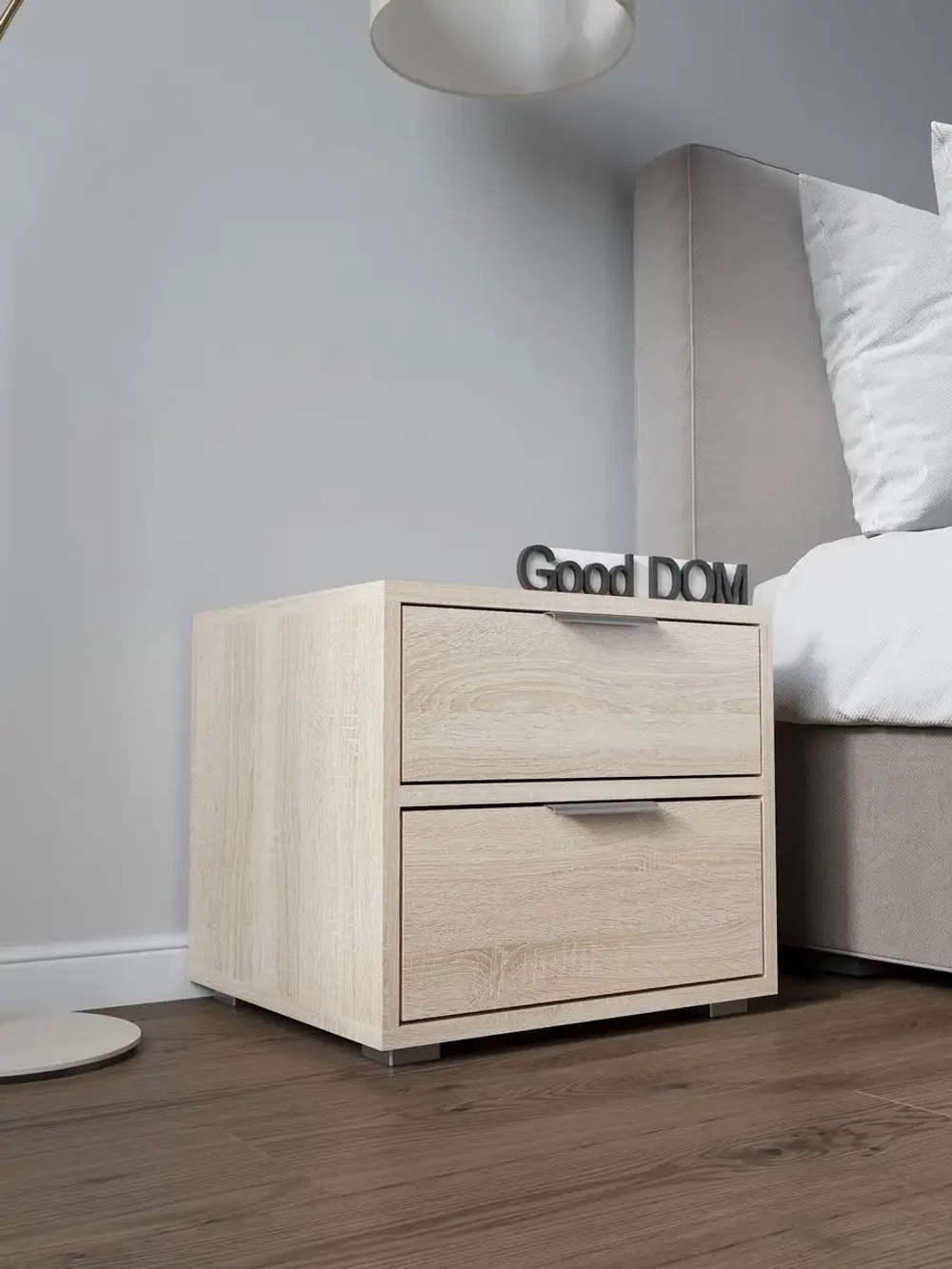 Тумба прикроватная напольная с ящиками