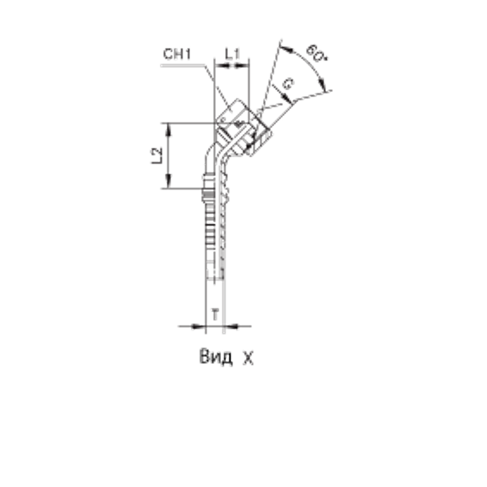 Фитинг DN 38 BSP (Г) 1.1/2 (45) Interlock