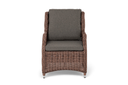 "Неаполь" плетеный стул из искусственного ротанга, цвет коричневый