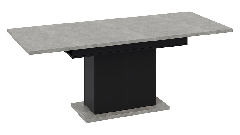 Стол кухонный обеденный раздвижной Белый, Дюна_32, 85х150,4х77 см