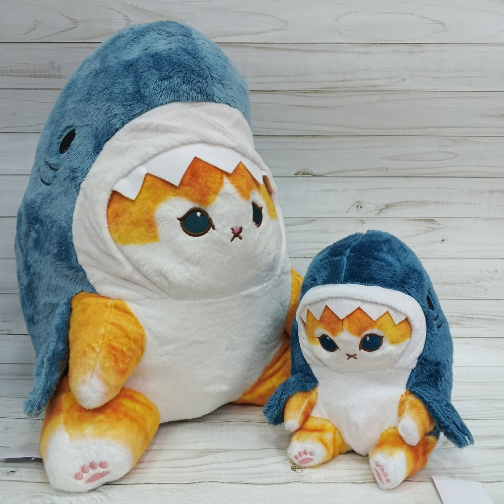 Плюшевая игрушка "Котик-акула"