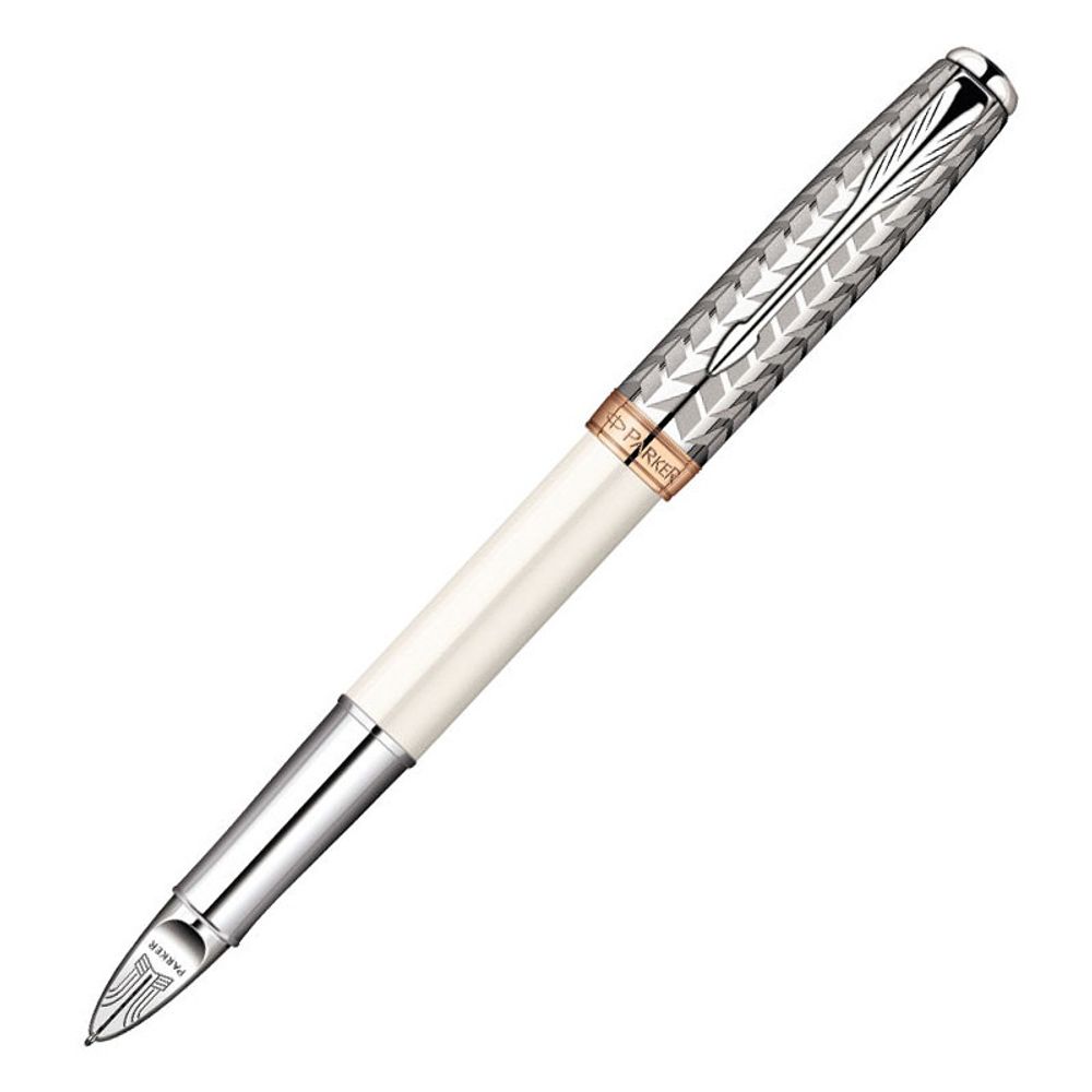 5й пишущий узел Parker Sonnet F540 PREMIUM Metal&Pearl CT Fblack (S0976010)