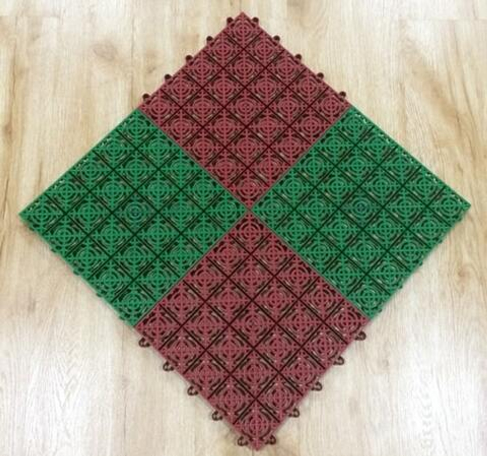 Садовое покрытие 25х25 см Красное