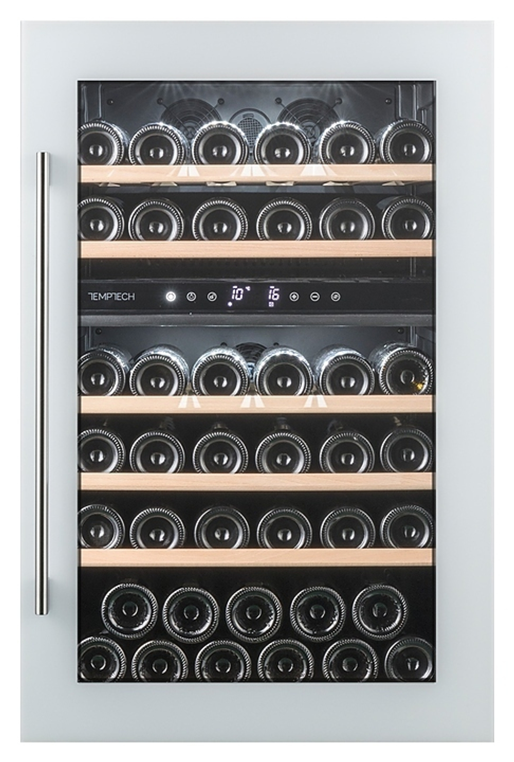 Винный шкаф Temptech Oslo OZ90DW двухзонный белый