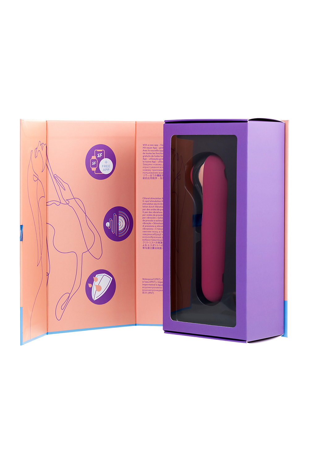 Вакуумно-волновой стимулятор Satisfyer Dual Love красный