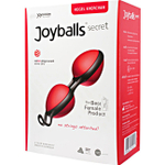Силиконовые шарики Joyballs Secret (красно-черный) (Цвет: красно-черный)