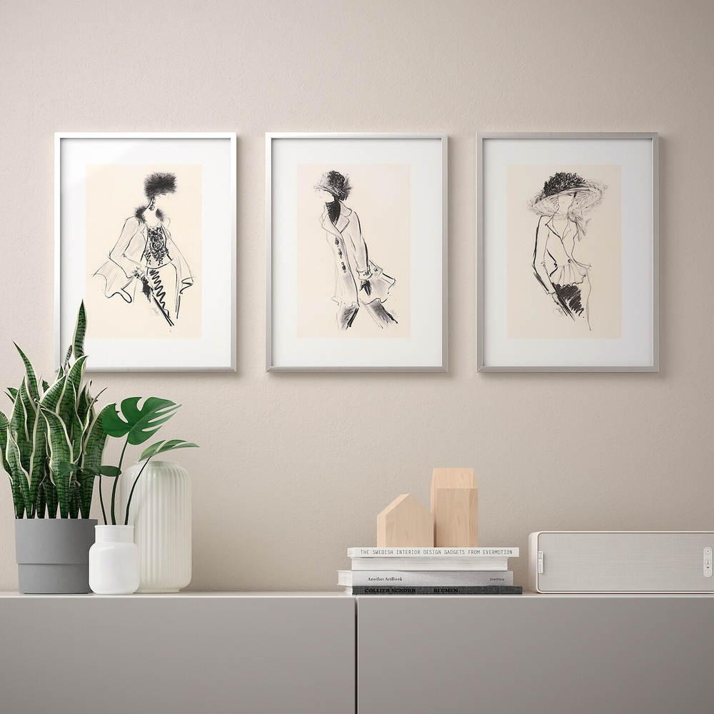 IKEA BILD  (ИКЕА БИЛД)  -  Плакат, мода I-III, 30x40 см