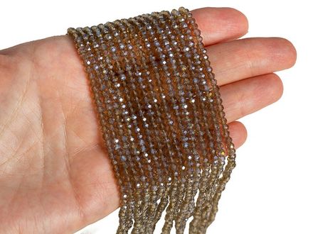 Нить бусин для украшений 3мм (ювелирное стекло)