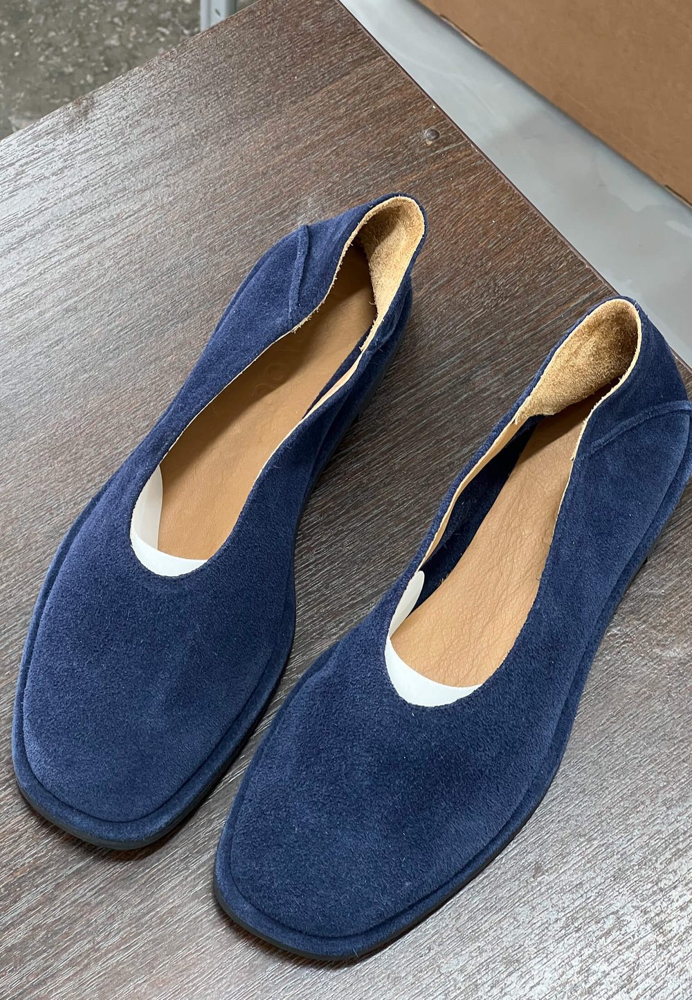 Балетки // Inky Blue // Suede