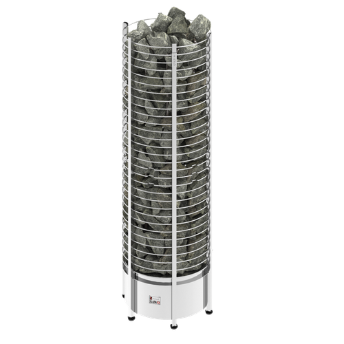 SAWO Электрическая печь TOWER вертикальная, круглая, 10,5 кВт, TH9-105NS-P, выносной пульт (пульт и блок мощности докупаются отдельно)