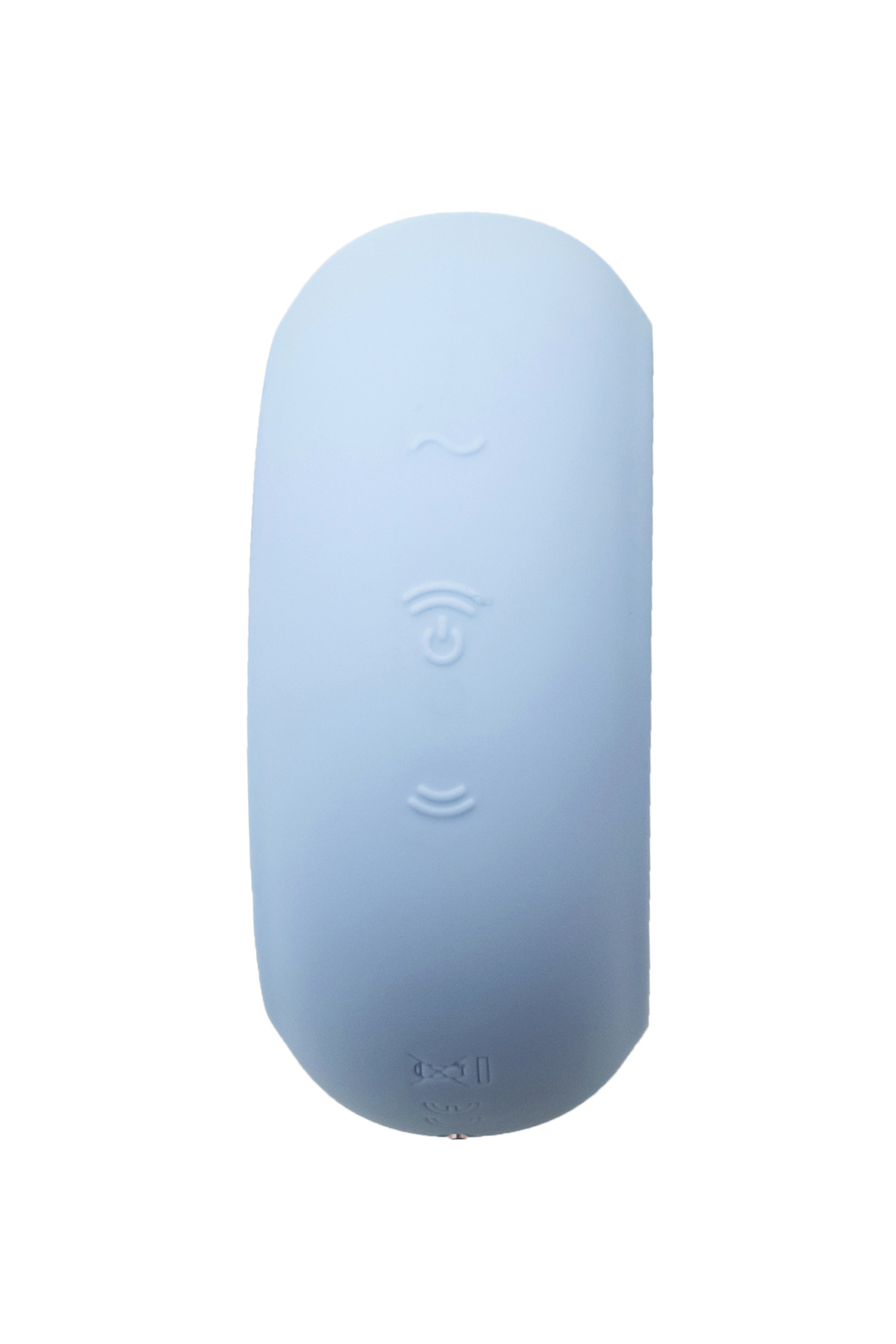 Вакуумный стимулятор клитора с вибрацией Satisfyer Pro To Go 3, голубой, 8,5 см