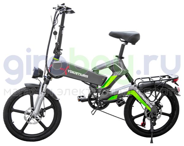 Электровелосипед Yokamura Combo 20 (48V/11Ah) - Grey Black