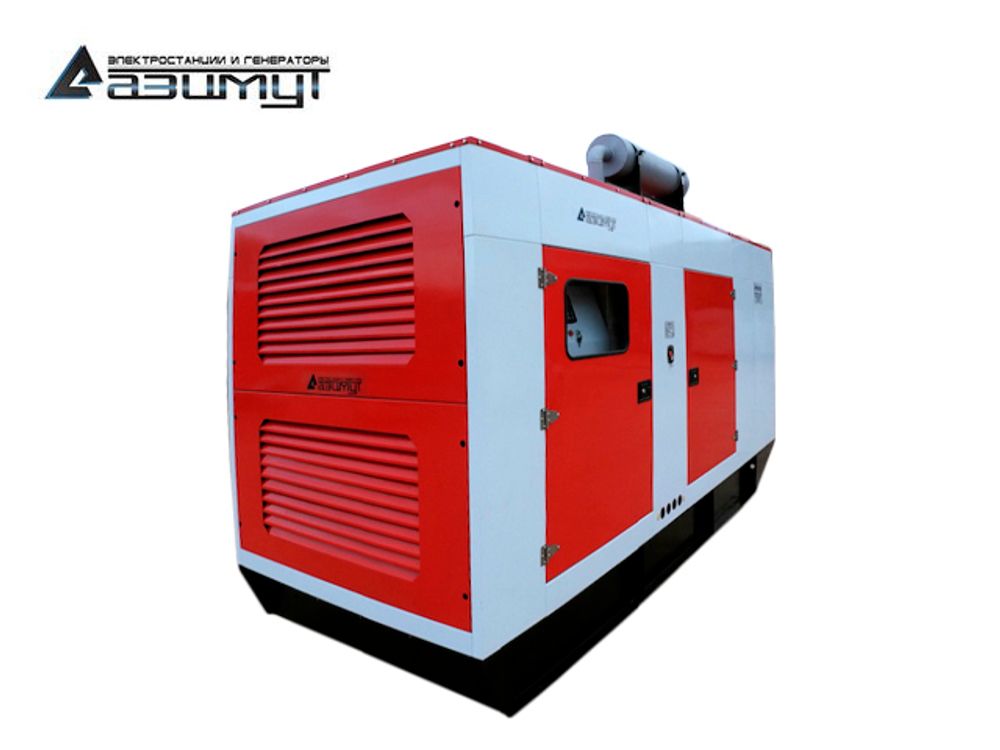 Дизельный генератор Азимут АД-640С-Т400-1РКМ26 Yuchai в кожухе