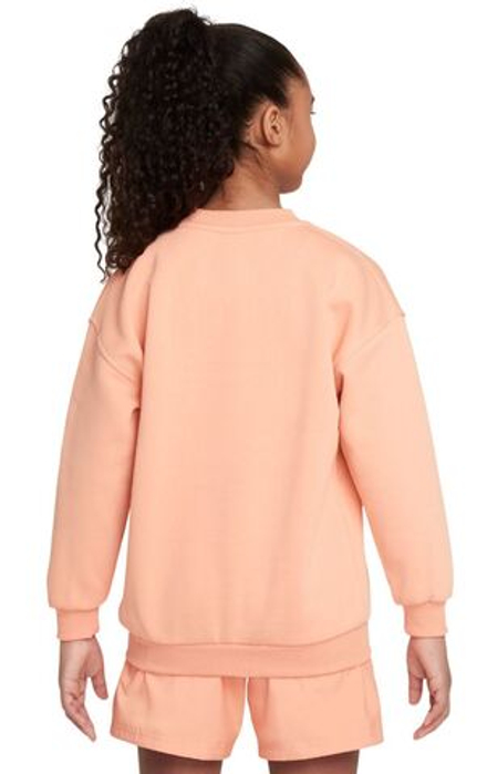 Детская теннисная куртка Nike Kids Sportswear Club Fleece Oversized - Orange