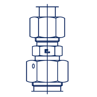 Соединение PNF DL10 16х1.5 DS08 16x1.5 (корпус)