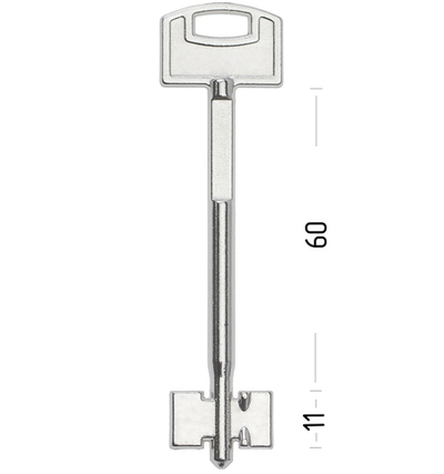 Сувальдный ключ 14164 SKM5D – заготовка