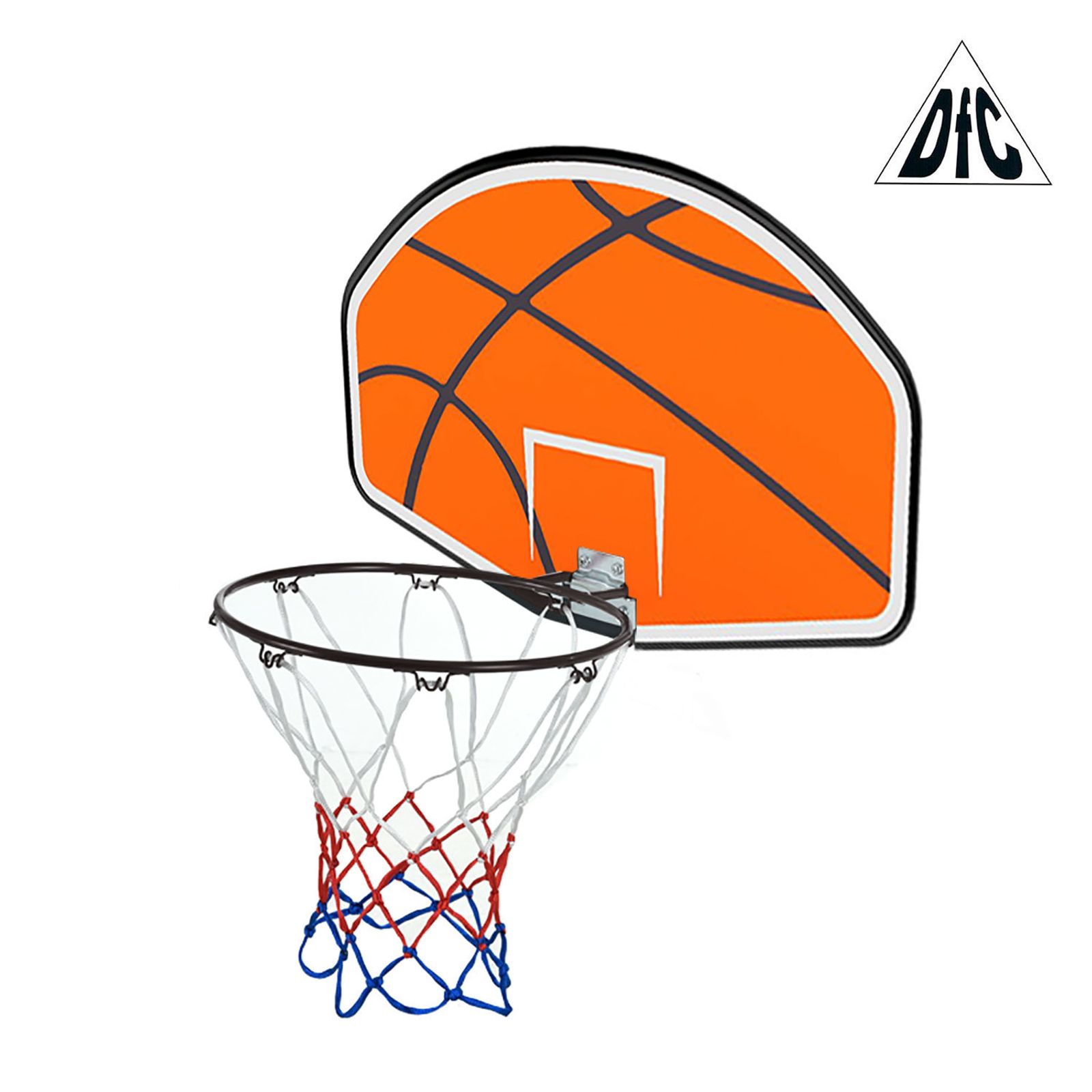 Баскетбольный щит с кольцом для батутов DFC фото №1