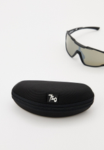 Спортивные очки 720armour Flash / Matte Black frame / Shiny Crystal Black Temple / HC Green Mirror Silver / Cylinder Lens